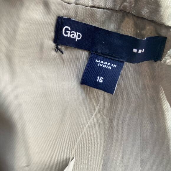 Gap Women's 16 Skirt Silver Holiday Glam Retro Sequin Party Cocktail Mini Bling - Picture 4 of 8